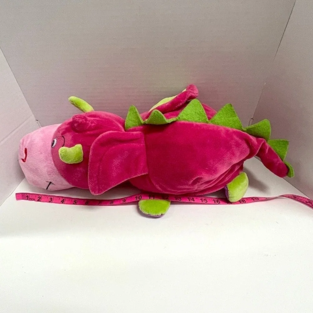 FlipaZoo Reversible Plush Daphne Dragon and‎ Thea the Unicorn